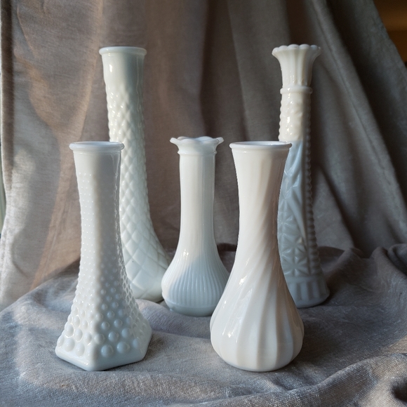 Milk Glass Vases